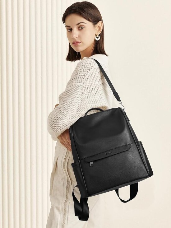Stylish Anti-Theft PU Leather Backpack Purse for Women | Travel & Shoulder Bag main image 5